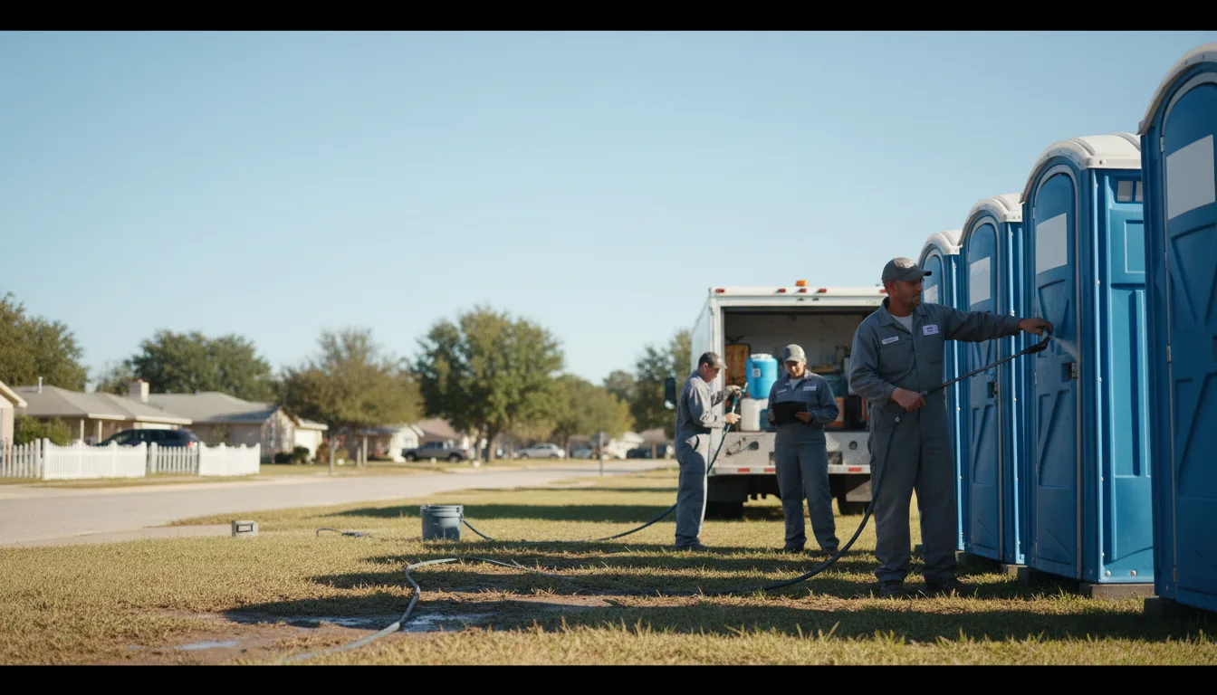 Long-Term Portable Toilet Rental in Violet, LA near me